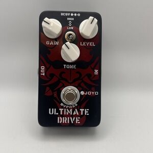 JOYO Ultimate Drive Analog Overdrive Pedal for Electric Guitar MARSHALL Knobs